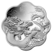 Canada 15 Dollars Lunar Lotus - Year of the Dragon 2012 KM# 1186 龍 CRR coin reverse Canada 15 Dollars Lunar Lotus - Year of the Dragon 2012 KM# 1186 龍 CRR coin reverse