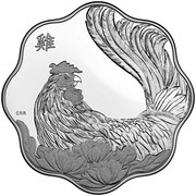 Canada 15 Dollars Lunar Lotus Year of the Rooster 2017 CRR coin reverse Canada 15 Dollars Lunar Lotus Year of the Rooster 2017 CRR coin reverse