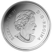 Canada 15 Dollars Military 2016 Proof KM# 2157 ELIZABETH II D ∙ G ∙ REGINA coin obverse