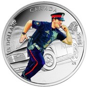 Canada 15 Dollars Police 2016 Proof 15 DOLLARS CANADA 2016 coin reverse