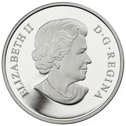 Canada 15 Dollars Year of the Rabbit 2011 Proof KM# 1094 ELIZABETH II D∙ G∙ REGINA coin obverse Canada 15 Dollars Year of the Rabbit 2011 Proof KM# 1094 ELIZABETH II D∙ G∙ REGINA coin obverse