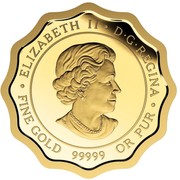 Canada 150 Dollars Blessings of Good Health 2016 Proof KM# 2244 ELIZABETH II D G REGINA FINE GOLD 99999 OR PUR coin obverse