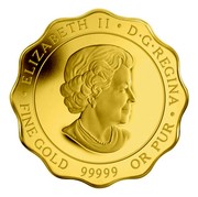 Canada 150 Dollars Blessings of Happiness 2011 Proof ELIZABETH II D∙G∙REGINA ∙ FINE GOLD 99999 OR PUR ∙ coin obverse Canada 150 Dollars Blessings of Happiness 2011 Proof ELIZABETH II D∙G∙REGINA ∙ FINE GOLD 99999 OR PUR ∙ coin obverse