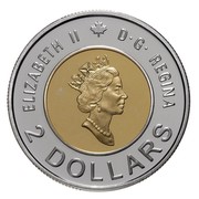 Canada 2 Dollars Path of Knowledge - Polar Bear 2000 Proof KM# 399a ELIZABETH II D ∙ G ∙ REGINA 2 DOLLARS coin obverse Canada 2 Dollars Path of Knowledge - Polar Bear 2000 Proof KM# 399a ELIZABETH II D ∙ G ∙ REGINA 2 DOLLARS coin obverse