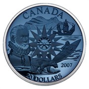Canada 20 Dollars 125th anniversary of the first International Polar Year 2007 Proof KM# 737a CANADA 20 DOLLARS 2007 coin reverse Canada 20 Dollars 125th anniversary of the first International Polar Year 2007 Proof KM# 737a CANADA 20 DOLLARS 2007 coin reverse