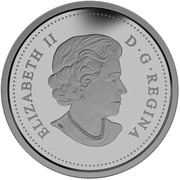Canada 20 Dollars A Story of the Northern Lights 2015 Proof KM# 1867 ELIZABETH II D ∙ G ∙ REGINA coin obverse
