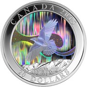 Canada 20 Dollars A Story of the Northern Lights 2015 Proof KM# 1867 CANADA 2015 20 DOLLARS coin reverse