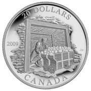 Canada 20 Dollars Coal Mining Trade 2009 Proof KM# 893 20 DOLLARS 2009 JM CANADA coin reverse Canada 20 Dollars Coal Mining Trade 2009 Proof KM# 893 20 DOLLARS 2009 JM CANADA coin reverse