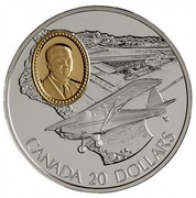 Canada 20 Dollars Fleet 80 Canuck 1995 Proof KM# 272 CANADA 20 DOLLARS coin reverse Canada 20 Dollars Fleet 80 Canuck 1995 Proof KM# 272 CANADA 20 DOLLARS coin reverse