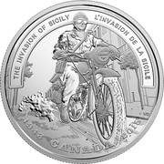 Canada 20 Dollars George VI - Invasion of Sicily 2018 Proof THE INVASION OF SICILY L'INVASION DE LA SICILE 1943 CANADA 2018 coin reverse Canada 20 Dollars George VI - Invasion of Sicily 2018 Proof THE INVASION OF SICILY L'INVASION DE LA SICILE 1943 CANADA 2018 coin reverse