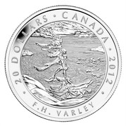 Canada 20 Dollars Group of Seven - F.H. Varley 2012 Proof KM# 1250 20 DOLLARS ∙ CANADA ∙ 2012 F.H. VARLEY coin reverse Canada 20 Dollars Group of Seven - F.H. Varley 2012 Proof KM# 1250 20 DOLLARS ∙ CANADA ∙ 2012 F.H. VARLEY coin reverse