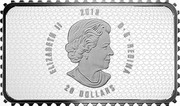 Canada 20 Dollars Historical Stamps Canada's Diamond Jubilee 2018 Proof ELIZABETH II 2018 D G REGINA 20 DOLLARS coin obverse Canada 20 Dollars Historical Stamps Canada's Diamond Jubilee 2018 Proof ELIZABETH II 2018 D G REGINA 20 DOLLARS coin obverse