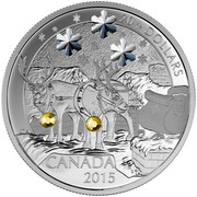 Canada 20 Dollars Holiday Reindeer 2015 Proof KM# 2034 20 DOLLARS CANADA 2015 coin reverse Canada 20 Dollars Holiday Reindeer 2015 Proof KM# 2034 20 DOLLARS CANADA 2015 coin reverse