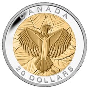 Canada 20 Dollars Love - The Seven Sacred Teachings 2014 Proof KM# 1670 CANADA 20 DOLLARS coin reverse Canada 20 Dollars Love - The Seven Sacred Teachings 2014 Proof KM# 1670 CANADA 20 DOLLARS coin reverse