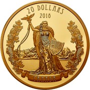 Canada 20 Dollars Modern Allegory - Borealia 2018 Proof 20 DOLLARS 2018 CANADA coin reverse Canada 20 Dollars Modern Allegory - Borealia 2018 Proof 20 DOLLARS 2018 CANADA coin reverse
