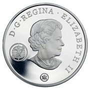 Canada 20 Dollars Polar Year 2007 Proof KM# 737 ELIZABETH II D∙G∙REGINA coin obverse Canada 20 Dollars Polar Year 2007 Proof KM# 737 ELIZABETH II D∙G∙REGINA coin obverse