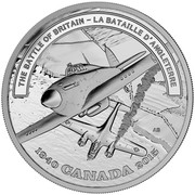 Canada 20 Dollars Second World War - Battlefront Series 2015 Proof KM# 1864 THE BATTLE OF BRITAIN - LA BATAILLE D'ANGLETERRE 1940 CANADA 2015 coin reverse Canada 20 Dollars Second World War - Battlefront Series 2015 Proof KM# 1864 THE BATTLE OF BRITAIN - LA BATAILLE D'ANGLETERRE 1940 CANADA 2015 coin reverse