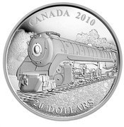 Canada 20 Dollars Selkirk Locomotive 2010 Proof KM# 1018 CANADA 2010 20 DOLLARS coin reverse Canada 20 Dollars Selkirk Locomotive 2010 Proof KM# 1018 CANADA 2010 20 DOLLARS coin reverse
