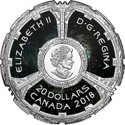 Canada 20 Dollars Star Trek - Deep Space Nine 2018 Proof ELIZABETH II D G REGINA 20 DOLLARS CANADA 2018 coin obverse Canada 20 Dollars Star Trek - Deep Space Nine 2018 Proof ELIZABETH II D G REGINA 20 DOLLARS CANADA 2018 coin obverse