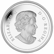Canada 20 Dollars The Bison - A Family at Rest 2014 Proof KM# B1609 ELIZABETH II D ∙ G ∙ REGINA coin obverse Canada 20 Dollars The Bison - A Family at Rest 2014 Proof KM# B1609 ELIZABETH II D ∙ G ∙ REGINA coin obverse