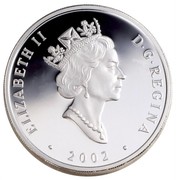 Canada 20 Dollars The Gray-Dort 2002 Proof KM# 464 ELIZABETH II D G REGINA 2002 coin obverse Canada 20 Dollars The Gray-Dort 2002 Proof KM# 464 ELIZABETH II D G REGINA 2002 coin obverse