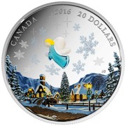 Canada 20 Dollars Venetian Glass My Angel 2016 Proof CANADA 2016 20 DOLLARS JC coin reverse