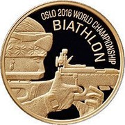 Belarus 20 Roubles World Biathlon Championships in 2016 Oslo 2016 Proof KM# 555 OSLO 2016, WORLD CHAMPIONSHIP, BIATHLON coin reverse Belarus 20 Roubles World Biathlon Championships in 2016 Oslo 2016 Proof KM# 555 OSLO 2016, WORLD CHAMPIONSHIP, BIATHLON coin reverse