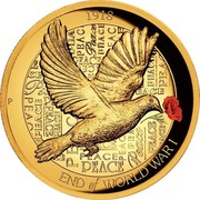Australia 200 Dollars 100th Anniversary of the end of the First World War 2018 P Proof 1918 END OF WORLD WAR I coin reverse Australia 200 Dollars 100th Anniversary of the end of the First World War 2018 P Proof 1918 END OF WORLD WAR I coin reverse