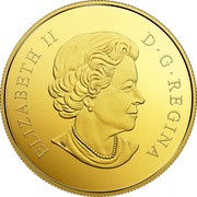Canada 200 Dollars Ancestor Moon Mask 2018 Proof ELIZABETH II D • G • REGINA SB coin obverse Canada 200 Dollars Ancestor Moon Mask 2018 Proof ELIZABETH II D • G • REGINA SB coin obverse
