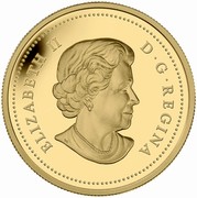 Canada 200 Dollars Royal Generations 2014 Proof KM# 1710 ELIZABETH II D ∙ G ∙ REGINA coin obverse Canada 200 Dollars Royal Generations 2014 Proof KM# 1710 ELIZABETH II D ∙ G ∙ REGINA coin obverse