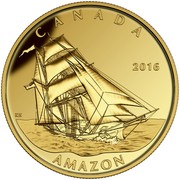 Canada 200 Dollars Tall Ships Legacy - Amazon 2016 Proof CANADA 2016 AMAZON NH coin reverse Canada 200 Dollars Tall Ships Legacy - Amazon 2016 Proof CANADA 2016 AMAZON NH coin reverse