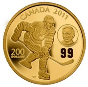 Canada 200 Dollars Wayne & Walter Gretzky 2011 Proof KM# 1174 CANADA 2011 200 DOLLARS 99 GG coin reverse Canada 200 Dollars Wayne & Walter Gretzky 2011 Proof KM# 1174 CANADA 2011 200 DOLLARS 99 GG coin reverse