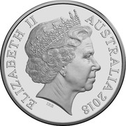 Australia 20c Anzac Spirit - Confident 2018 ELIZABETH II AUSTRALIA 2018 IRB coin obverse Australia 20c Anzac Spirit - Confident 2018 ELIZABETH II AUSTRALIA 2018 IRB coin obverse