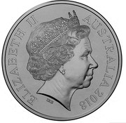Australia 20c Anzac Spirit - Curious 2018 ELIZABETH II AUSTRALIA 2018 IRB coin obverse Australia 20c Anzac Spirit - Curious 2018 ELIZABETH II AUSTRALIA 2018 IRB coin obverse