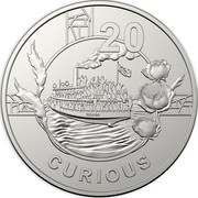 Australia 20c Anzac Spirit - Curious 2018 20 CURIOUS coin reverse Australia 20c Anzac Spirit - Curious 2018 20 CURIOUS coin reverse