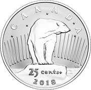 Canada 25 Cents Coin Lore: The Coins That Never Were - Polar Bear 2018 Proof CANADA 25 CENTS 2018 EH coin reverse Canada 25 Cents Coin Lore: The Coins That Never Were - Polar Bear 2018 Proof CANADA 25 CENTS 2018 EH coin reverse