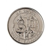 Canada 25 Cents Peace & Joy 2012 Uncirculated 25 CENTS 2012 CANADA coin reverse