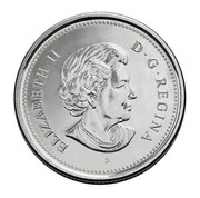 Canada 25 Cents Remembrance Day 2004 P KM# 510 ELIZABETH II - D ∙ G ∙ REGINA coin obverse Canada 25 Cents Remembrance Day 2004 P KM# 510 ELIZABETH II - D ∙ G ∙ REGINA coin obverse