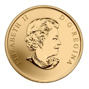 Canada 25 Cents Wayne Gretzky 2011 Specimen KM# 1172 ELIZABETH II D∙G∙REGINA coin obverse Canada 25 Cents Wayne Gretzky 2011 Specimen KM# 1172 ELIZABETH II D∙G∙REGINA coin obverse
