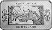 Canada 25 Dollars 100th Anniversary of the NHL 2017 Proof 1917 - 2017 25 DOLLARS ©NHL ©LNH JC coin reverse Canada 25 Dollars 100th Anniversary of the NHL 2017 Proof 1917 - 2017 25 DOLLARS ©NHL ©LNH JC coin reverse