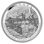 Canada 250 Dollars Henri Julien's painting - Battle of Chateauguay 2013 Proof KM# 1477 CANADA THE BATTLE OF CHATEAUGUAY 1813 - 2013 LA BATAILE DE CHATEAUGUAY coin reverse Canada 250 Dollars Henri Julien's painting - Battle of Chateauguay 2013 Proof KM# 1477 CANADA THE BATTLE OF CHATEAUGUAY 1813 - 2013 LA BATAILE DE CHATEAUGUAY coin reverse