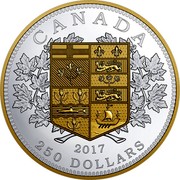 Canada 250 Dollars Tribute to the First Canadian Gold Coin 2017 Proof CANADA 2017 250 DOLLARS coin reverse Canada 250 Dollars Tribute to the First Canadian Gold Coin 2017 Proof CANADA 2017 250 DOLLARS coin reverse