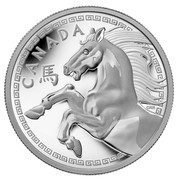 Canada 250 Dollars Year of the Horse 2014 Proof KM# 1579 CANADA coin reverse Canada 250 Dollars Year of the Horse 2014 Proof KM# 1579 CANADA coin reverse