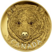 Canada 2500 Dollars In the Eyes of the Spirit Bear 2016 Proof GL CANADA coin reverse Canada 2500 Dollars In the Eyes of the Spirit Bear 2016 Proof GL CANADA coin reverse