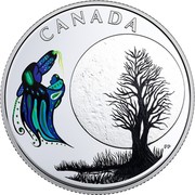 Canada 3 Dollars Big Spirit Moon 2018 Proof CANADA FP coin reverse Canada 3 Dollars Big Spirit Moon 2018 Proof CANADA FP coin reverse