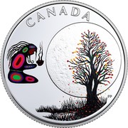 Canada 3 Dollars Falling Leaves Moon 2018 Proof CANADA FP coin reverse Canada 3 Dollars Falling Leaves Moon 2018 Proof CANADA FP coin reverse