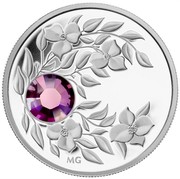 Canada 3 Dollars February Birthstone 2012 KM# 1301 MG coin reverse Canada 3 Dollars February Birthstone 2012 KM# 1301 MG coin reverse