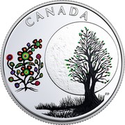Canada 3 Dollars Flower Moon 2018 Proof CANADA FP coin reverse Canada 3 Dollars Flower Moon 2018 Proof CANADA FP coin reverse