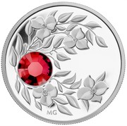 Canada 3 Dollars July Birthstone 2012 KM# 1306 MG coin reverse Canada 3 Dollars July Birthstone 2012 KM# 1306 MG coin reverse
