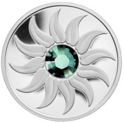 Canada 3 Dollars May Birthstone 2011 KM# 1121 - coin reverse Canada 3 Dollars May Birthstone 2011 KM# 1121 - coin reverse